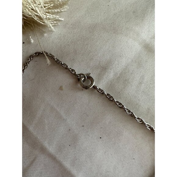 Vintage Bojar Sterling filigree necklace - Picture 5 of 5